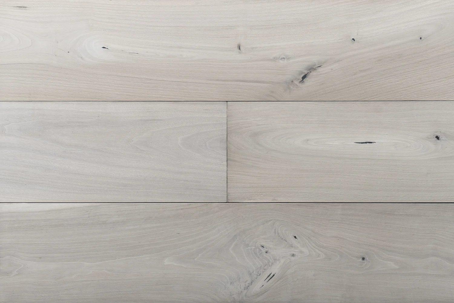 Blanc wide plank american walnut flooring sample — MODA collection